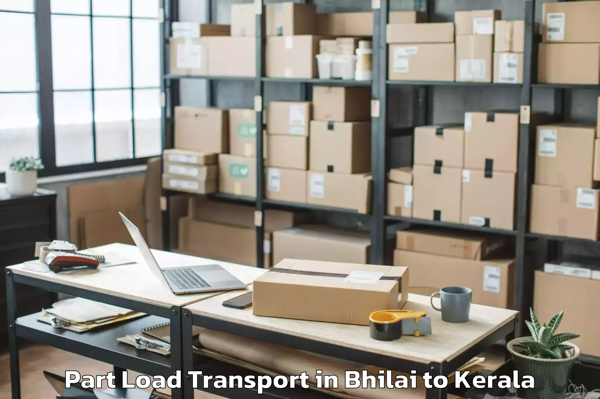 Book Your Bhilai to Thachanattukara Part Load Transport Today